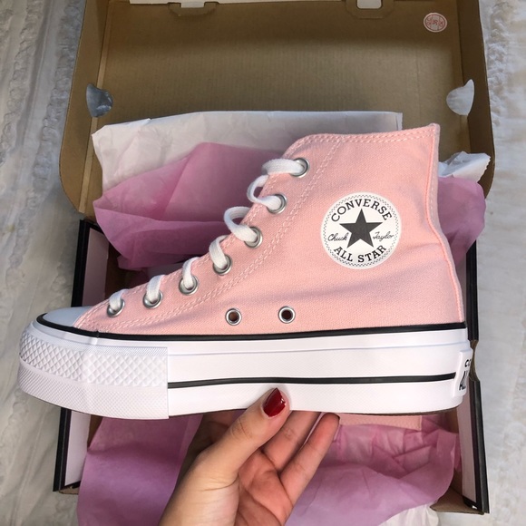 Pink Platform Hello Kitty Converse - Picture 4 of 6